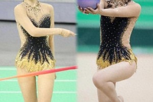 赵露思vs赵粤同款体操服穿搭对比